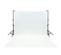 Ex-Pro® Photographic Background Backdrop 3m x 2m Cotton with Rod Pocket - White