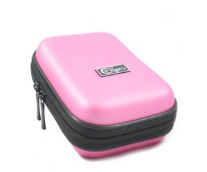 Ex-Pro® Pink Hard Clam Shock proof water resistant Digital Camera Case Bag CR9052B for Kodak Easyshare CX7525, LS743, LS753, Slice, M23, M350, M380, Mini, Mini M200, Mini M577, V1003, V1073, V1233, Z915