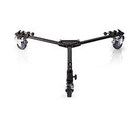 Ex-Pro Professional Photography Tripod Dolly, Heavy Duty with Smooth Flowing Wheels and Seperate Wheel Locks, inc Free Carry Bag, Suitable For Most Tripods - Black