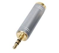 Ex-Pro® Professional Quality Gold Plated STEREO Audio Adaptor 6.35mm (1/4 INCH) Jack Socket to 3.5mm Jack Plug - for Headphones