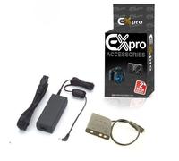 Ex-Pro Replacement EH-62A EH-62 4.3v, 1.5Amp Connector Coupler Kit with EP-62A - AC Mains Power Supply Adapter for Nikon Coolpix [See Description for models]