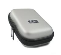 Ex-Pro® Silver Hard Clam Shock proof water resistant Digital Camera Case Bag CR9156F for Panasonic Lumix DMC-FP5, FP7, FT3, FT3, FT10, FX70, FX75, FX700, FX800, LX5, S5, SZ7, TS3, T30, TZ5, TZ6, TZ7, TZ8, TZ10, TZ18, TZ19, TZ20, TZ65, ZS3, ZS8, ZS10