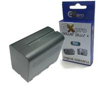Ex-Pro Sony NP-F960, NP-F970 NP-F330, NP-F530, NP-F550, NP-F570, NP-F730, NP-F730H, NP-F750, NP-F930, NP-F950 L-Series, High Power Plus+ 6400mAh Sony Camcorder Replacement Lithium Li-on Camera Battery for:- DSR-PD100A, DSR-PD100AP, DSR-PD150