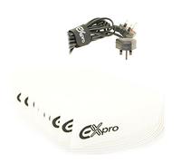 Ex-Pro® Super Size XL Reusable Hook & Loop Self-Gripping Cable Ties 300mm x 38mm - 10 Pack White [Bulk Pack]
