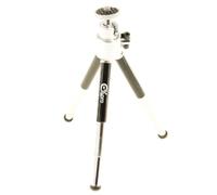 Ex-Pro Table-Top Mini Tripod, Aluminium Telescopic and compact - 3 Level - 15cm, 12.7cm & 10cm - Silver & Black Compatible with/Replacement for Nikon Coolpix, Canon, Casio Exilim, Fuji Finepix, Kodak Easyshare, Panasonic Lumix, Olympus, Pentax Optio, Samsung Digimax, Sony Cyber-shot / Alpha & more)
