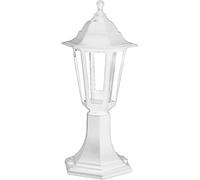 Ex-Pro Traditional Style Ip44 Rated White Outdoor Post Top Lantern Light, E27 Fitting