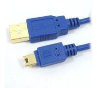 Ex-Pro Ultra Standard Gold USB 2.0 Cable (Hi-Speed USB), Type A to Mini B/Mini-B - 5m