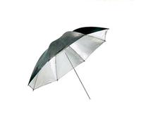 Ex-Pro Umbrella 43" (109cm) Professional Photographic Light Studio Diffuser/Reflector - Black & Silver