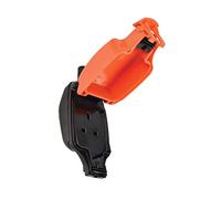 Ex-Pro Weatherproof Mains Outdoor Rewirable Socket for Electrical Extension Lead, for Garden and DIY Tools, 13 Amp, IP54, 1 Gang Socket