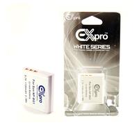 Ex-Pro White Battery NP-BG1 NP-FG1 - Sony DSC-W200 DSC-W210 DSC-W220 DSC-W230