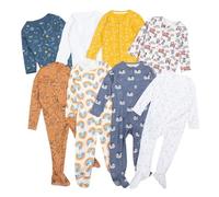 Ex UK Store Baby 3 Pack Sleepsuits Babygrows Boys Girls Cotton 0 to 24 Months Mixed Packs (SL Boys 6/9)