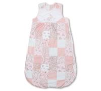 Ex UK Store Baby Winter Sleeping Bag 2.5 Tog 100% Cotton Sizes Newborn to 24 Months Boys Girls (AS 133 - Squares Bunny / 0-6M)