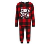 Ex UK Store Family Christmas Pyjamas Matching Xmas Festive PJ Sets Kids Ladies Mens New (Cosy 20/22)