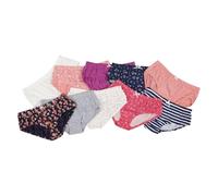 Ex UK Store Girls 10 Pack Briefs Knickers 3 4 5 6 7 8 9 10 11 12 13 14 Years Multipack New (9-10Y)