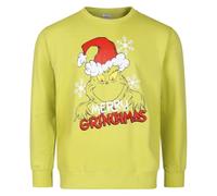 Ex UK Store Mens Christmas Sweatshirt The Grinch Xmas Jumper M to XXL Novelty Festive Top (Green XL)