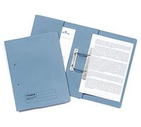 Guildhall Transfer Spiral Pocket File 315gsm Foolscap Blue (25 Pack)