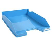 Exacompta 1 Letter Tray Combo Midi Turquoise Blue Glossy