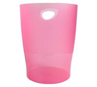 Exacompta 1 Waste Bin ECOBIN Translucent Raspberry