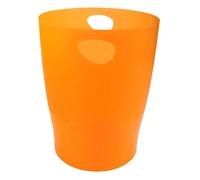 Exacompta 1 Waste Bin ECOBIN Translucent Tangerine