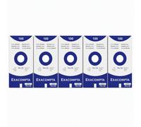 Exacompta 10 Packs of 100 Unpunched Unpunched Index Cards for Inkjet, Laser, Copier, Inkjet Printer, Laser Printer, Copier - 13301E