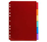 Exacompta 10 dividers PP translucent 6 blank tabs A4