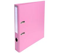 Exacompta 10 lever arch files Prem'Touch pink spine 50 mm A4