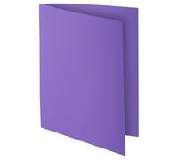 Exacompta 10 packs of 10 rigid folders Rock"s dark purple