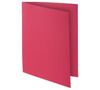 Exacompta 10 packs of 10 rigid folders Rock"s raspberry