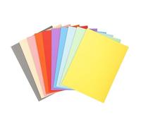 Exacompta 10 packs of 10 semi-rigid folders assorted