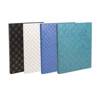 Exacompta 10 ring binders glossy card Néo Déco 4 rings assorted