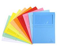 Exacompta 10 window folders plastic-free Super assorted