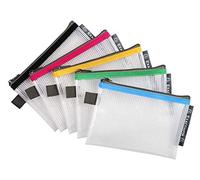 Travel Pouch Small Storage Bags with Zip (Pack of 5) Makeup Toiletries Documents