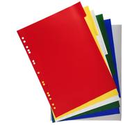 Exacompta 100 dividers PP flexible 6 blank tabs A4