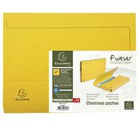 Exacompta 100 pocket folders with gusset Forever Blue Angel yellow