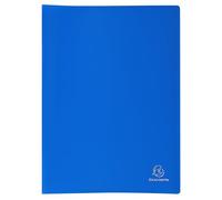 Exacompta 12 display books Opak A4 40 pockets anti-glare light blue