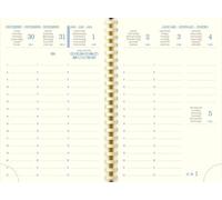 Exacompta - 130847E - Weekly refill SAD 13-9 x 13 cm - September 2024 to December 2025-16 months