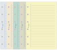 Exacompta 14243E Ruled Refill Sheets for Organiser Random Colour