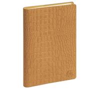 Exacompta 1507658E Pocket Diary Horizons 15 Baby Croco 15.5 x 10.5 cm Week to View January to December 2026 - Honey