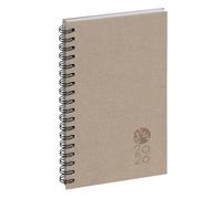 Exacompta 162226E Pocket Diary Eurotime 16S Spiral Forever Recycled 9 x 16 cm Week to View January to December 2026 Linen