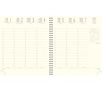 Exacompta - 180842E - Refill Pack for Eurotime 18S Desk Calendar Spiral Bound - 15 cm x 17 cm - Week to View January 2023 to December 2023