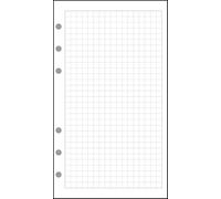 Exacompta 18111 Refill Sheets Squared 5 x 5 for Exatime 17 Organiser 44 Sheets White