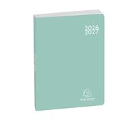 Exacompta - 1824083E - Forum Color Soft Harmony Daily Diary - 12 x 17 cm - August 2025 to July 2026 - Green