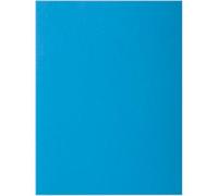 Exacompta 2 Flap Folder 216012E A4 Blue 210gsm Cardboard 24 x 32 cm Pack of 250
