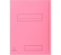 Exacompta 2 Flap Folder 335003E A4 Pink Cardboard 24 x 32 cm Pack of 250