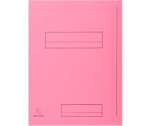 Exacompta 2 Flap Folder 335003E A4 Pink Cardboard 24 x 32 cm Pack of 250