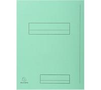 Exacompta 2 Flap Folder 335004E A4 Light Green Cardboard 24 x 32 cm Pack of 250