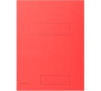 Exacompta 2 Flap Folder 335008E A4 Red Cardboard 24 x 32 cm Pack of 250