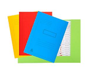 Exacompta 2 Flap Folder 445000E A4 Assorted Cardboard 24 x 0.2 x 31.5 cm Pack of 50