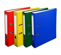 Exacompta 20 Lever Arch Files Spine 50 mm A4 Assorted