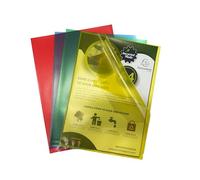 Exacompta Forever Cut Flush Folder A4 Assorted PP (Polypropylene) 0,12 mm Pack of 25